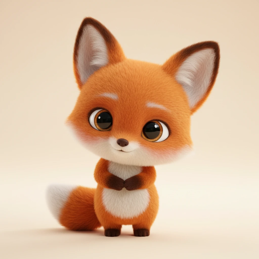 Fern, the fox — a Wondy & Friends character